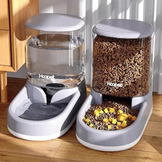 Automatischer Wasser- und Futterbrunnen für Hunde und Katzen Feeder-3.8L