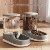 Automatischer Futter- und Wasserspender für Haustiere, Schwerkraft-Futter- und Wasserspender für Hunde und Katzen mit Futtern