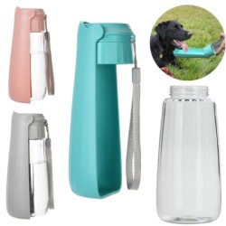 Tragbare Hundewasserflasche für den Außenbereich, für kleine und große Hunde, Katzen, auslaufsicher, große Kapazität, Trinkna