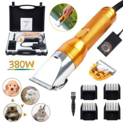 380W Kaschmir Ziegenscherer 12V Schnurloses Haushaltstier (Katze, Hund, Kaninchen, Schaf) Haarschneider Elektrischer Teppich-
