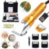 380W Kaschmir Ziegenscherer 12V Schnurloses Haushaltstier (Katze, Hund, Kaninchen, Schaf) Haarschneider Elektrischer Teppich-