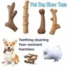 Kauspielzeug für Hunde, Backenzähne, Reinigungsstab, interessantes Kiefernholz, süße Knochenform, langlebig, für Biss, Welpen