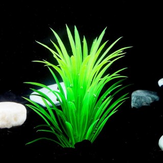 1PC Künstliche Wasser Gras Aquarium Pflanze Aquarium Landschaft Kunststoff Gefälschte Blumen Dekorative Ornamente grün