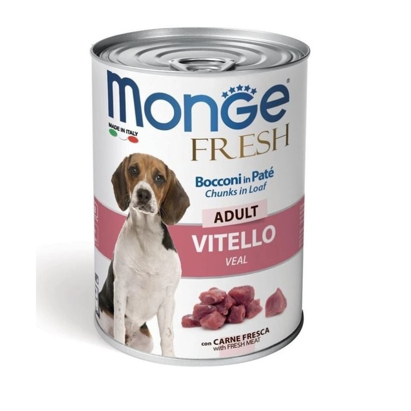 MONGE Fresh Dog mit Kalbfleisch 400g