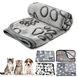 Haustier-Unterlage, Decke für Hunde und Katzen, für den Winter, gemütlich, warm, für Welpen, Kätzchen, Schlafmatte, waschbar,