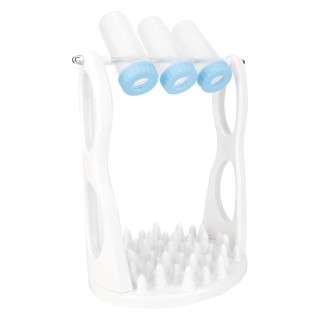 Tragbare Haustier Tier Kunststoff Lebensmittel Wasser langsam Fütterung Schüssel drehen Container Cup