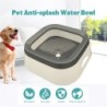 Hundenäpfe schwimmend, nicht benetzend im Mund, Katzennapf, kein Verschütten, Trinkwasser-Futterspender, Kunststoff, tragbare