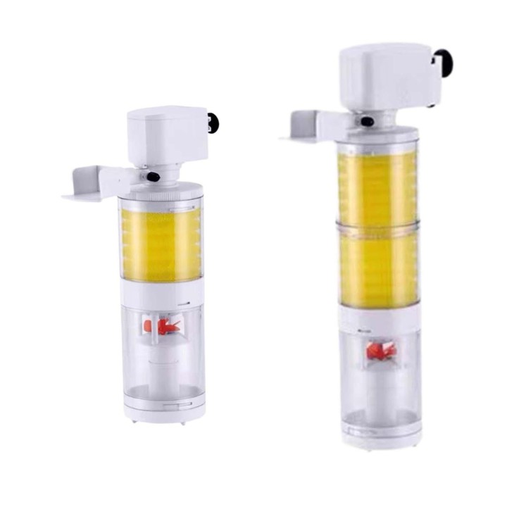Aquariumfilter, In-Tank-Filter, abnehmbare Sauerstoff-Wasserumwälzpumpe, multifunktionaler Filterwechsler, Wasserzubehör 15W