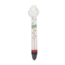 Digitales schwimmendes Aquarium-Vertikalthermometer mit Saugnapf, Aquarium-Glastemperaturmessgerät, Heimtierbedarf 10X2.5X1 c