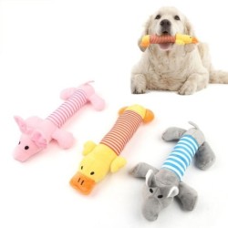 Süßes Haustierspielzeug für Hunde und Katzen, Plüsch, Quietschgeräusche, lustiges Fleece, langlebiges Kauspielzeug, passend f