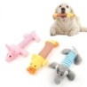 Süßes Haustierspielzeug für Hunde und Katzen, Plüsch, Quietschgeräusche, lustiges Fleece, langlebiges Kauspielzeug, passend f