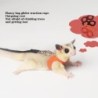 4 Stück Brustgurt für kleine Haustiere, Hamster, Eichhörnchen, Anti-Biss-Traktionsseil, Zuckergleiter, winddicht, spezielles