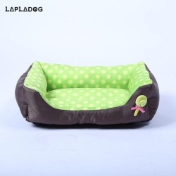 Niedliche Hundebetten mit Punkten für Katzenhäuser, Hundebetten für große Hunde, Zubehör, Matte, Hundeautositz S/M/L, Welpenk