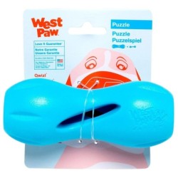 West Paw Hundespielzeug Zogoflex Quizle Aqua Blue S Größe blau