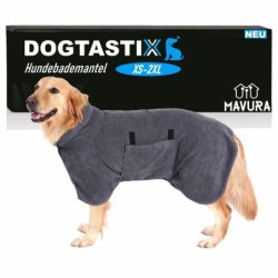 DOGTASTIX Hundebademantel Haustiermantel Bademantel Hunde Katzen alle Größen