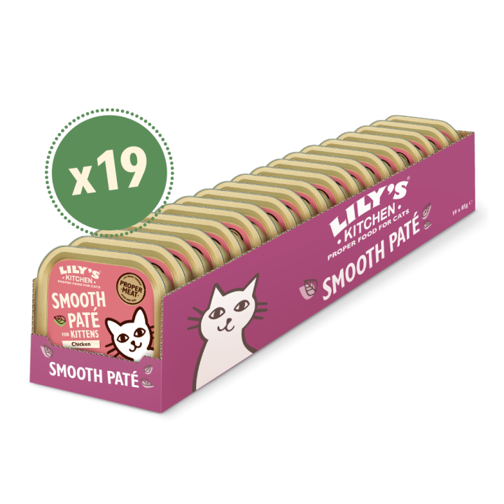 Feine Hühnerpastete für Kätzchen (19 x 85g) | Lily's Kitchen
