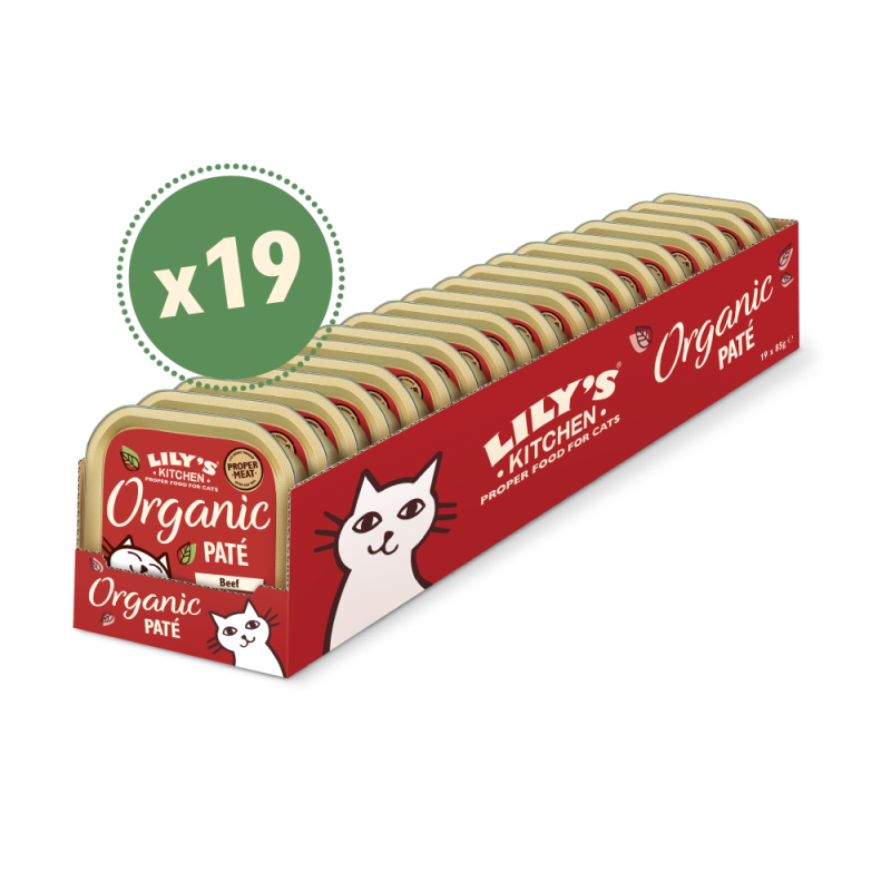 Bio Rind Pastete (19 x 85g) | Lily's Kitchen