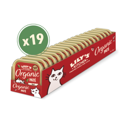 Bio Rind Pastete (19 x 85g) | Lily's Kitchen