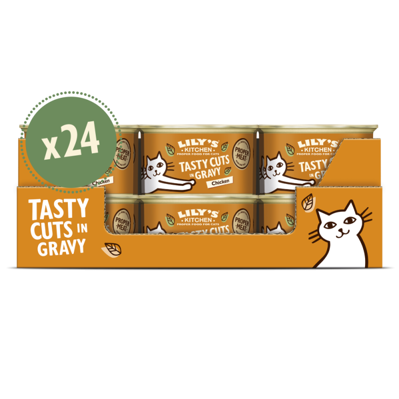 Leckere Hühnchenstücke in Soße Multipack (24 x 85g) | Lily's Kitchen