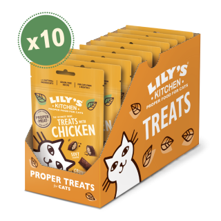 The Ultimate Bribe Hühnchen-Leckereien für Katzen Multipack (10 x 60g) | Lily's Kitchen
