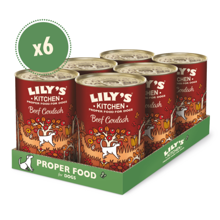 Rindergulasch mit Kürbis und Zimt (6 x 400g) | Lily's Kitchen