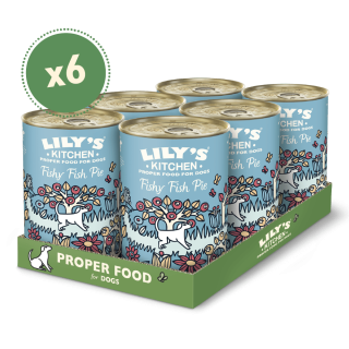 Fischpastete mit Truthahn, Lachs und Kartoffeln (6 x 400g) | Lily's Kitchen