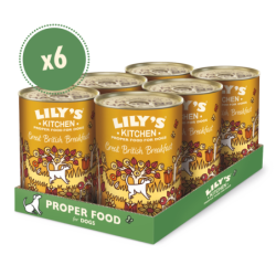 Ein schmackhaftes englisches Frühstück Multipack (6 x 400g) | Lily's Kitchen