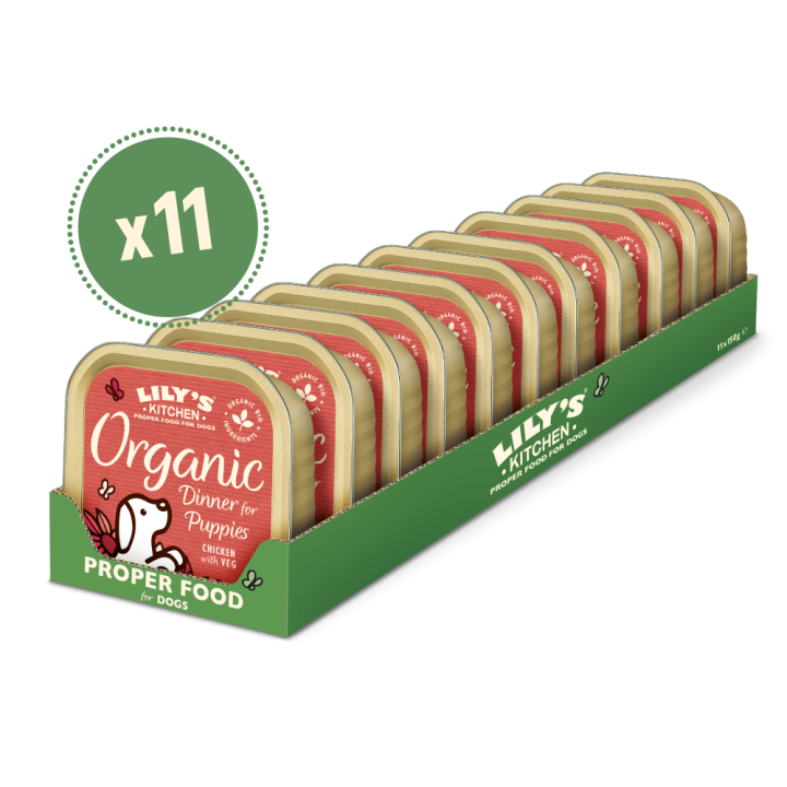 Bio-Gericht mit Huhn für Welpen (11 x 150g) | Lily's Kitchen