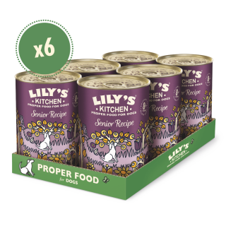 Nassfuttermittel für ältere Hunde mit Truthahn (6 x 400g) | Lily's Kitchen