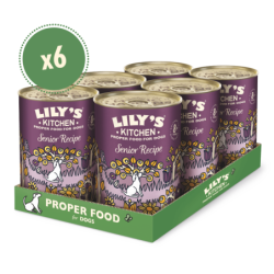 Nassfuttermittel für ältere Hunde mit Truthahn (6 x 400g) | Lily's Kitchen