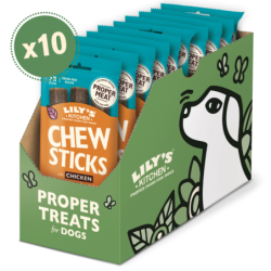Kausticks mit Huhn Multipack (10 x 120g) | Lily's Kitchen