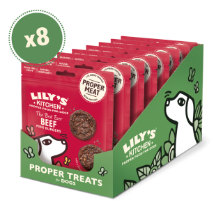 Rindfleisch-Burger Multipack (8 x 70g) | Lily's Kitchen