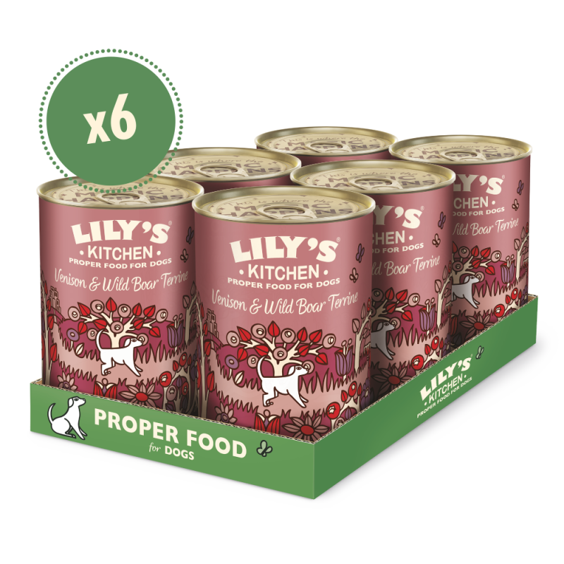 Hirsch & Wildschwein Terrine (6 x 400g) | Lily's Kitchen