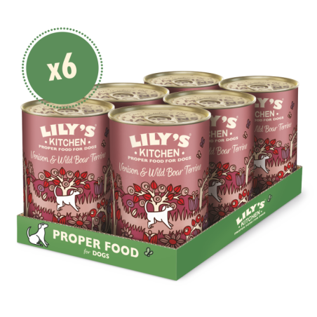 Hirsch & Wildschwein Terrine (6 x 400g) | Lily's Kitchen