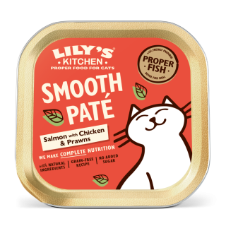 Lachs- und Hühnerpastete für Katzen (85g) | Lily's Kitchen