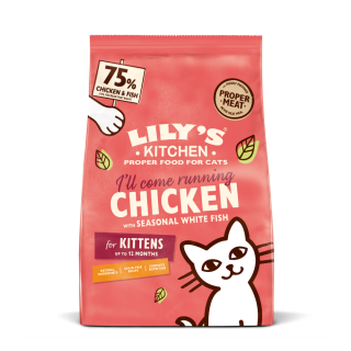 Frisches Huhn mit Weißfisch der Saison für Kätzchen 800g | Lily's Kitchen