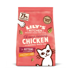 Frisches Huhn mit Weißfisch der Saison für Kätzchen 800g | Lily's Kitchen