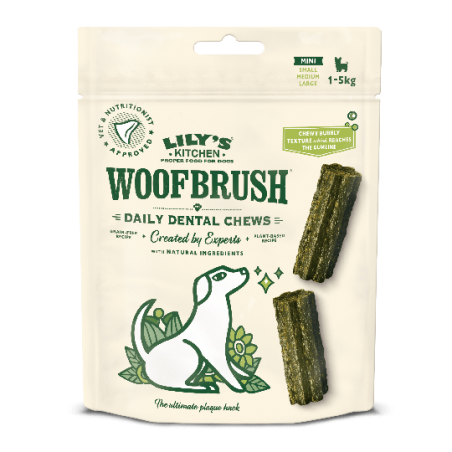 Natürliche Woofbrush Zahnkauartikel Multipack Mini (130g) | Lily's Kitchen