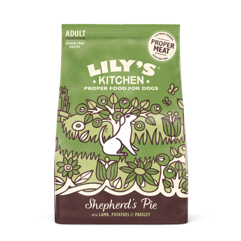Trockenfutter Für Ausgewachsene Hunde Mit Lamm (1kg) | Lily's Kitchen