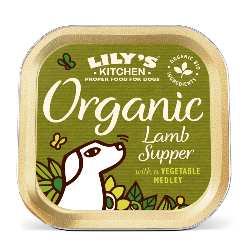 Abendessen mit Bio-Lamm Nassfutter für Hunde (150 g) | Lily's Kitchen