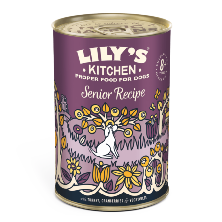 Nassfuttermittel für ältere Hunde mit Truthahn (400g) | Lily's Kitchen