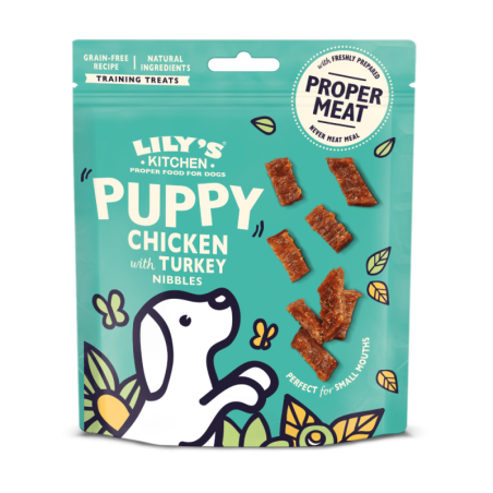 Leckerbissen aus Huhn mit Truthahn für Welpen (70g) | Lily's Kitchen