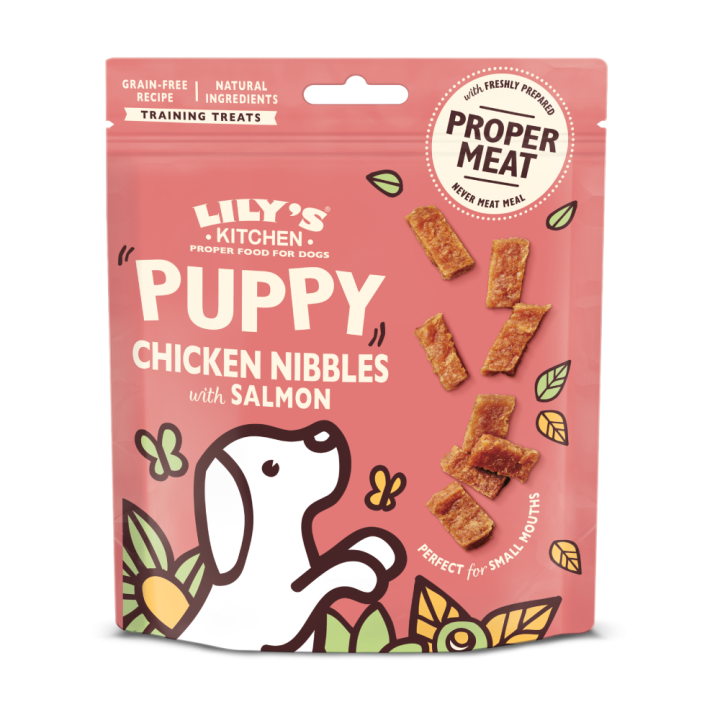 Leckerbissen mit Huhn und Lachs für Welpen (70g) | Lily's Kitchen