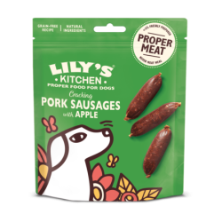 Würstchen aus Schwein mit Äpfeln (70g) | Lily's Kitchen