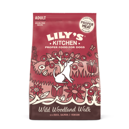 Waldspaziergang mit Ente, Lachs und Hirsch  1kg | Lily's Kitchen