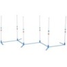 Hunde Slalomstangen Agility Training für Haustiere Hundetrainigsset Inklusive 600D Tasche Leicht zu tragen Polyester Kunststo