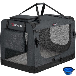 Cadoca® Tiertransportbox XXXL 101x69x70cm anthrazit
