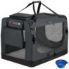 Cadoca® Tiertransportbox XXL 90x61x65cm anthrazit