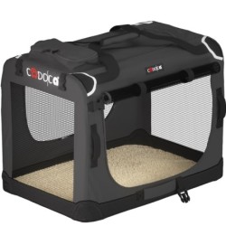 Cadoca® Tiertransportbox M 60x42x44cm anthrazit