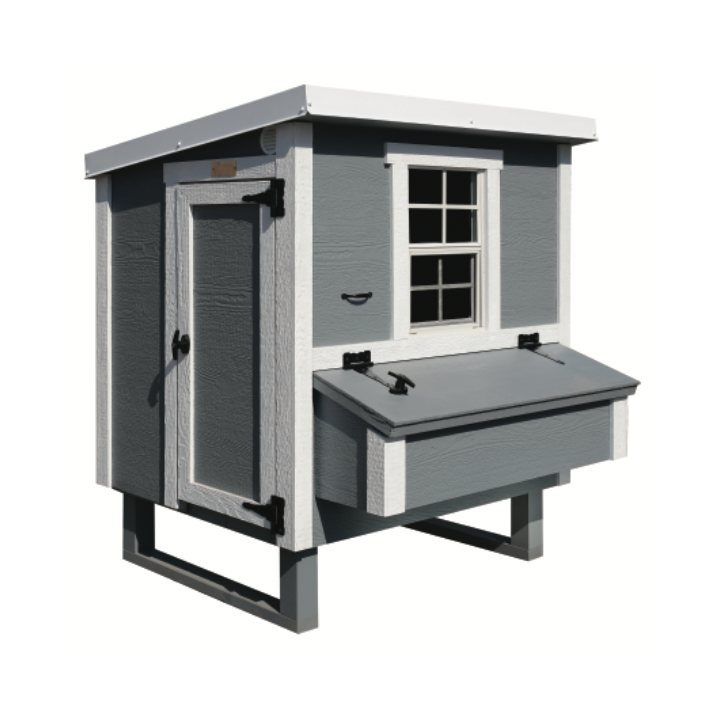 Hühnerstall Mitte EZ Chicken Home  1,68 m² Grau hergestellt in EU